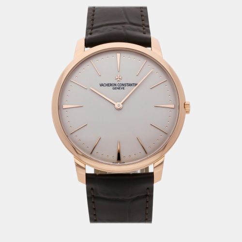 K Rose Gold Patrimony 81180/000R-9159 Manual Winding Men's Wristwatch 40 mm - Vacheron Constantin - Modalova