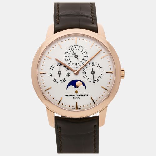 K Rose Gold Patrimony Automatic Men's Wristwatch 41 mm - Vacheron Constantin - Modalova