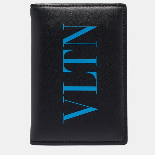 Leather VLTN Bifold Card Holder - Valentino - Modalova