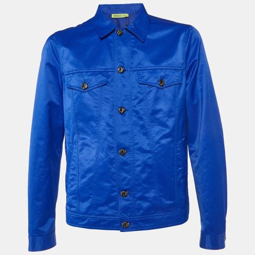 Cotton Blend Button Front Jacket L - Versace Jeans - Modalova