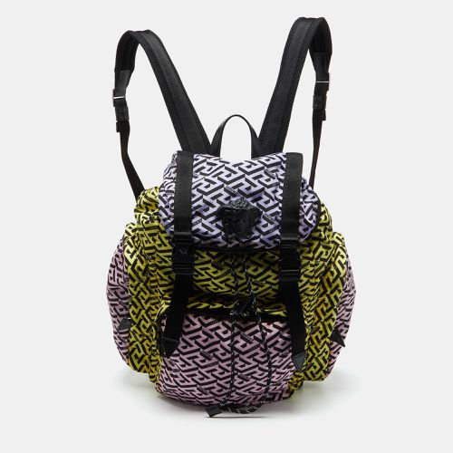 Nylon La Medusa La Greca Backpack - Versace - Modalova