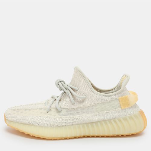 X Adidas Knit Fabric Boost 350 V2 "Light" Low Top Sneakers Size 45 1/3 - Yeezy - Modalova