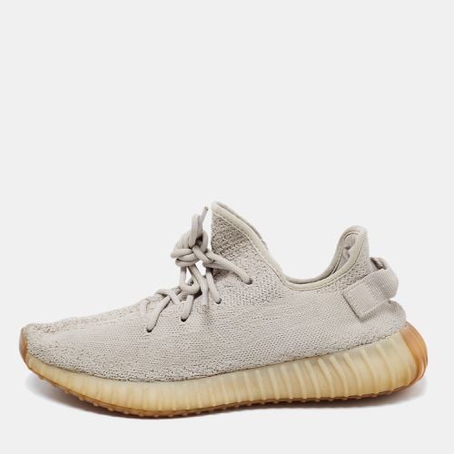 Knit Fabric Boost 350 V2 Sesame Sneakers Size 43 2/3 - Yeezy x Adidas - Modalova