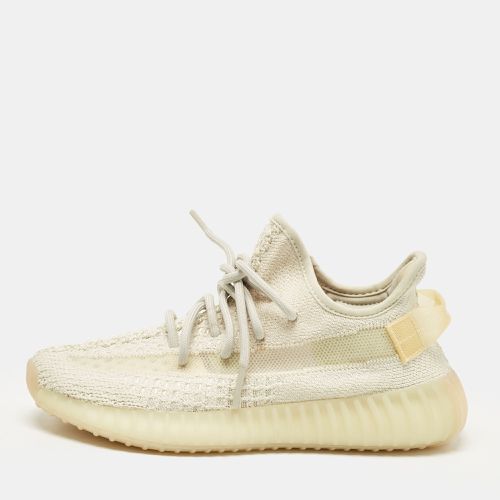 Off Knit Fabric Boost 350 V2 Light Sneakers Size 38 - Yeezy x Adidas - Modalova