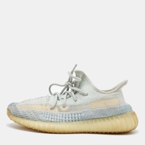 White Knit Fabric Boost 350 V2 Cloud White Non-Reflective Sneakers 41 1/2 - Yeezy x Adidas - Modalova