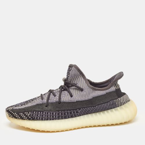 Blue Knit Fabric Boost 350 V2 Carbon Sneakers Size 44 - Yeezy x Adidas - Modalova