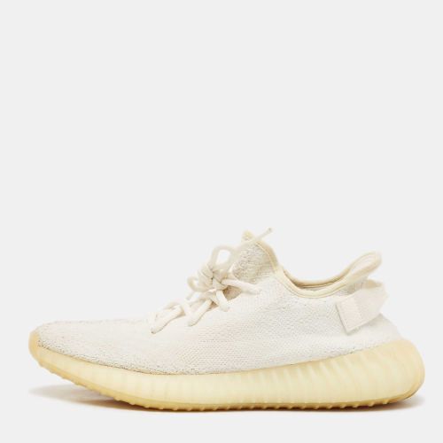 Knit Fabric Boost 350 V2 Cream Sneakers Size 42 - Yeezy x Adidas - Modalova