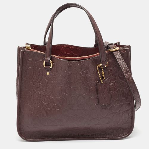 Signature Embossed Leather Tyler Carryall 28 Tote - Coach - Modalova