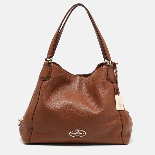 Leather Edie Shoulder Bag - Coach - Modalova