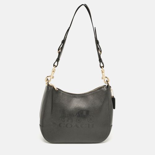 Leather Embossed Horse and Carriage Hobo - Coach - Modalova