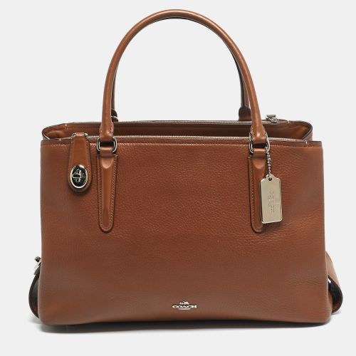 Leather Brooklyn Carryall Satchel - Coach - Modalova