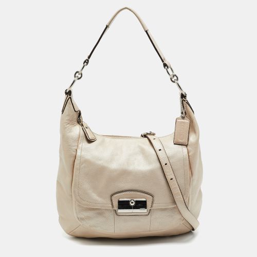 Coach Ivory Leather Kristin Hobo - Coach - Modalova