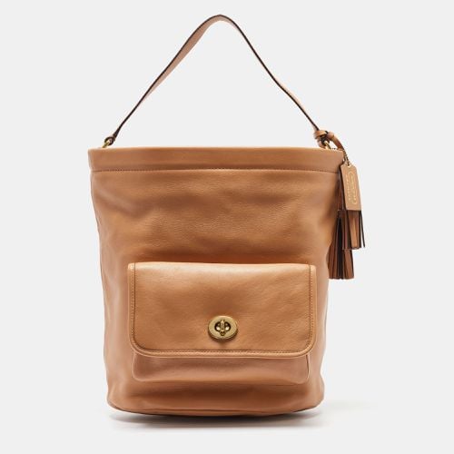 Leather Legacy Tassel Bucket Bag - Coach - Modalova