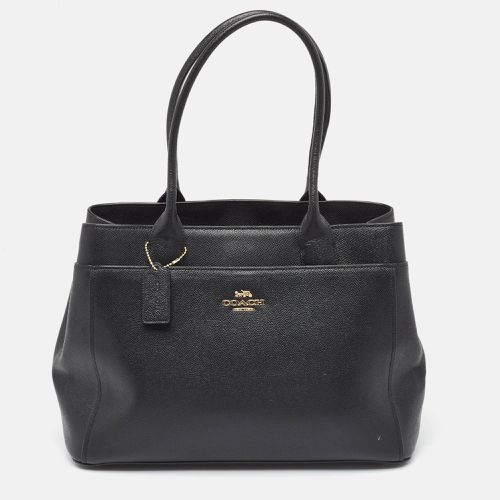 Coach Black Leather Casey Tote - Coach - Modalova