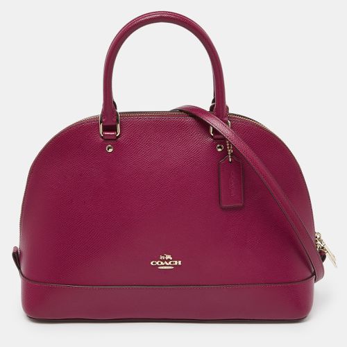 Fuchsia Leather Sierra Satchel - Coach - Modalova