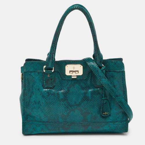 Snakeskin Embossed Leather Tote - Cole Haan - Modalova