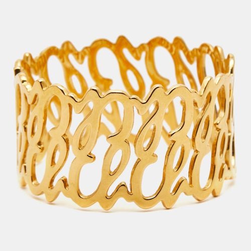 CH Logo Tone Wide Bracelet - Carolina Herrera - Modalova