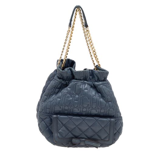 Quilted Leather Bucket Bag - Carolina Herrera - Modalova