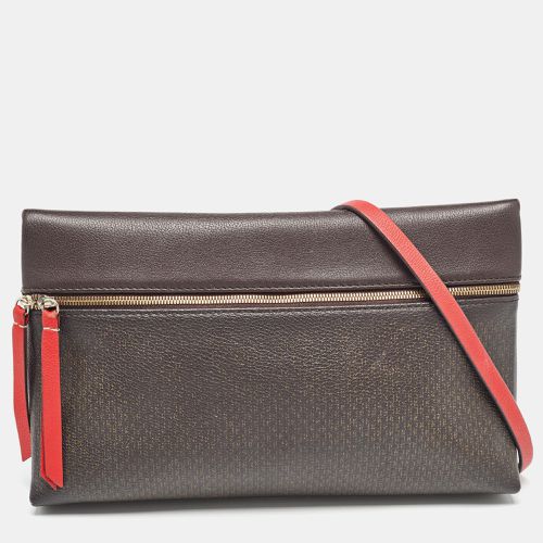 Red Monogram Coated Canvas and Leather Inro Crossbody Bag - Carolina Herrera - Modalova