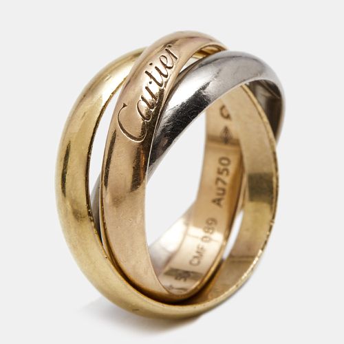 Trinity 18k Three Tone Ring Size 50 - Cartier - Modalova