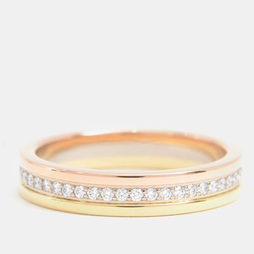 K Rose, Yellow, Gold and Diamond Trinity Vendome Band Ring EU 48 - Cartier - Modalova