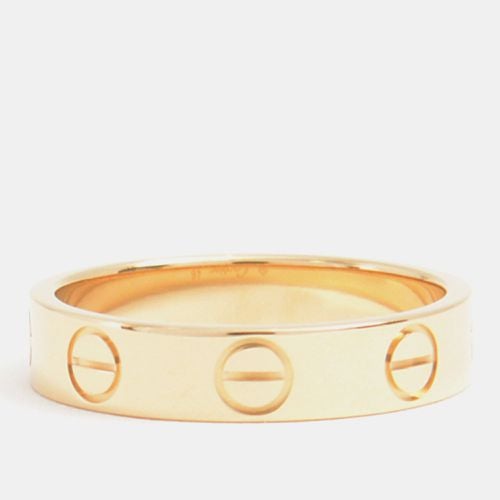 K Gold Love Band Ring EU 46 - Cartier - Modalova