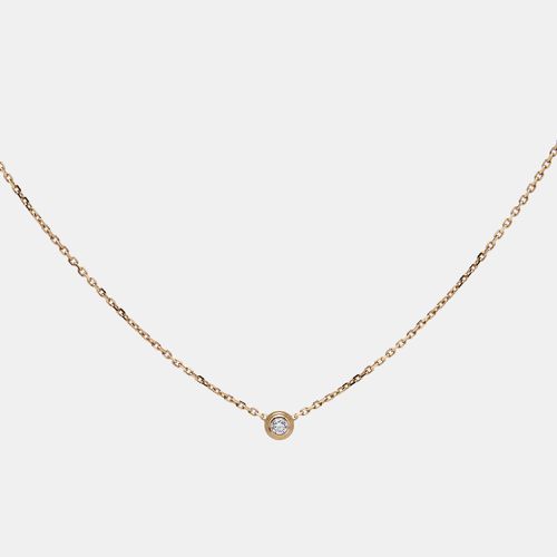 D'Amour Diamond 18k Rose XS Model Necklace - Cartier - Modalova