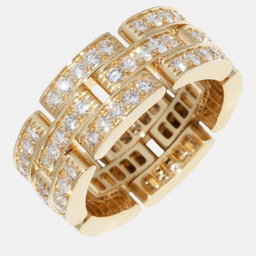 K YG Diamond Panthere Ring Metal - Cartier - Modalova