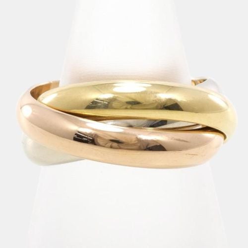 K Gold Diamond Tank Ring EU 50 - Cartier - Modalova