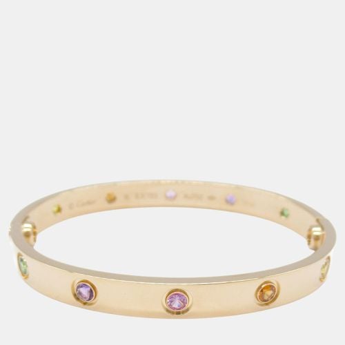 Love Bracelet Multistone 18k Gold Gold Multicolor Metal - Cartier - Modalova