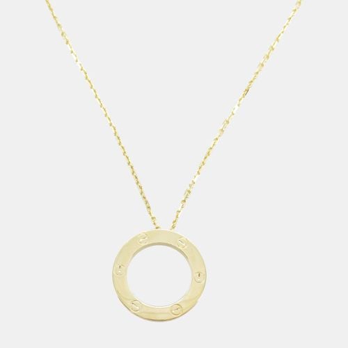 Love Circle Necklace 18k Gold Gold Metal - Cartier - Modalova