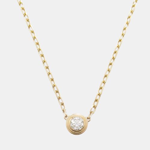 D'Amour Necklace 18k Gold Diamond Clear Metal - Cartier - Modalova