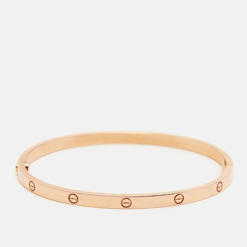 Love 18k Rose Small Model Bracelet 17 - Cartier - Modalova