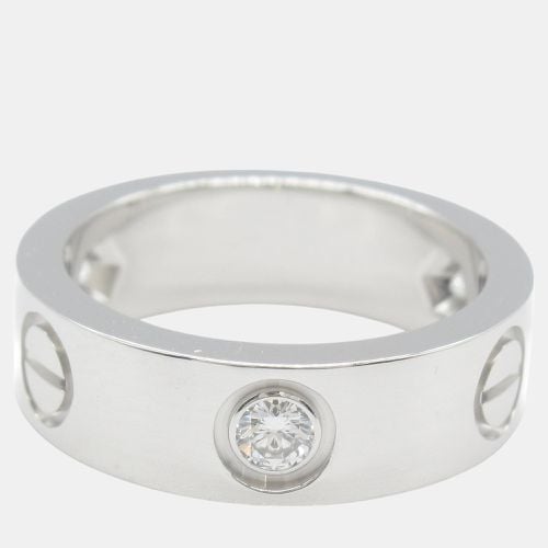 K Gold and Diamond Love Band Ring EU 48 - Cartier - Modalova