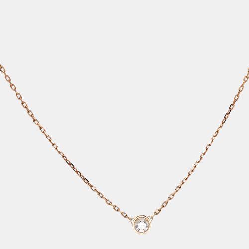 D'Amour Diamond 18k Rose Large Model Chain Necklace - Cartier - Modalova