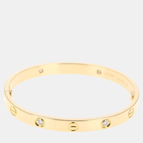 K Gold and Diamond Love Bracelet - Cartier - Modalova