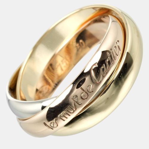 K Gold, Rose Gold, White Gold Trinity Ring EU 50 - Cartier - Modalova