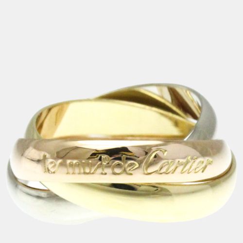 K Yellow, Rose, Gold Trinity Band Ring EU 49 - Cartier - Modalova