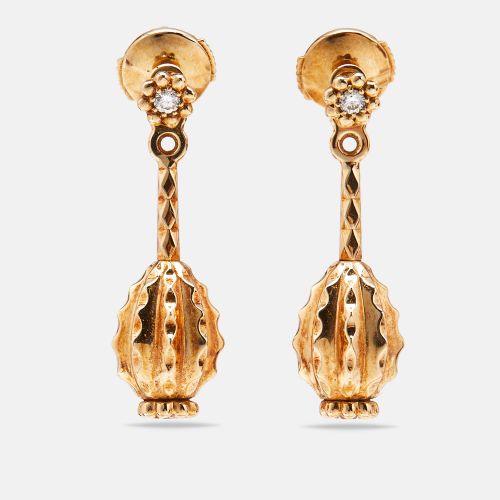 Cactus de Diamond 18K Gold Drop Earrings - Cartier - Modalova