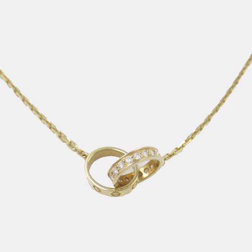 K Gold Baby Love Diamond Necklace - Cartier - Modalova