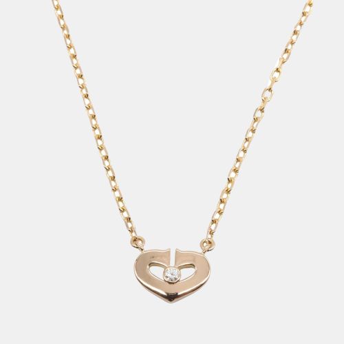 K Rose with Diamond XS C Heart de Pendant Necklace - Cartier - Modalova