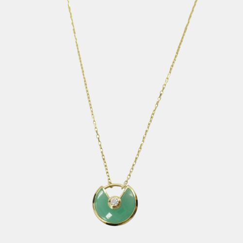 Amulette De 18K Gold, Diamond Pendant Necklace - Cartier - Modalova