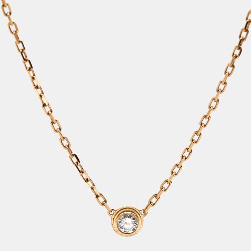 D'Amour Diamond 18k Rose Small Model Necklace - Cartier - Modalova