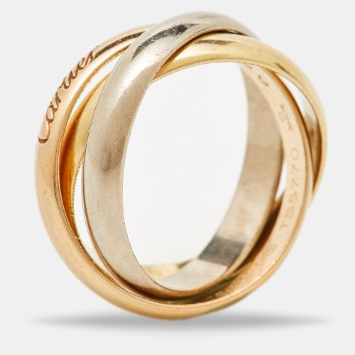 Trinity 18k Three Tone Ring Size 53 - Cartier - Modalova