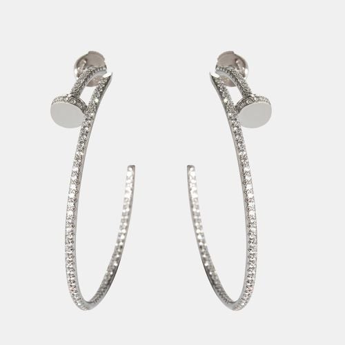 Juste Un Clou Diamond Hoop Earring in 18K Gold 1.26 CTW - Cartier - Modalova