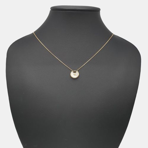 K Gold, Diamond, Mother of Pearl Amulette De Pendant Necklace - Cartier - Modalova