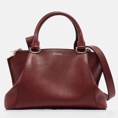 Leather Mini C de Satchel - Cartier - Modalova