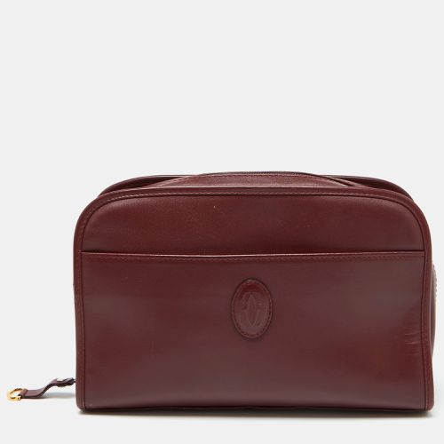 Leather Must de Zip Pouch Clutch - Cartier - Modalova