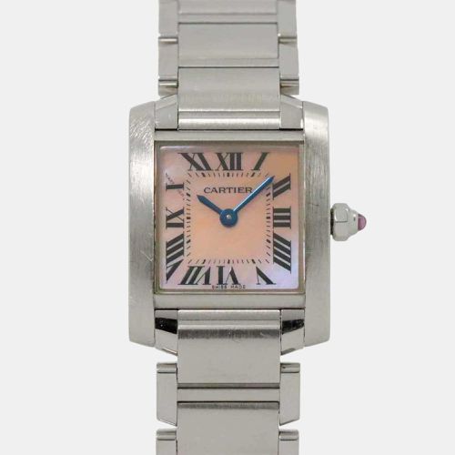 Shell Quartz Tank Francaise SM W51028Q3 Ladies Watch - Cartier - Modalova