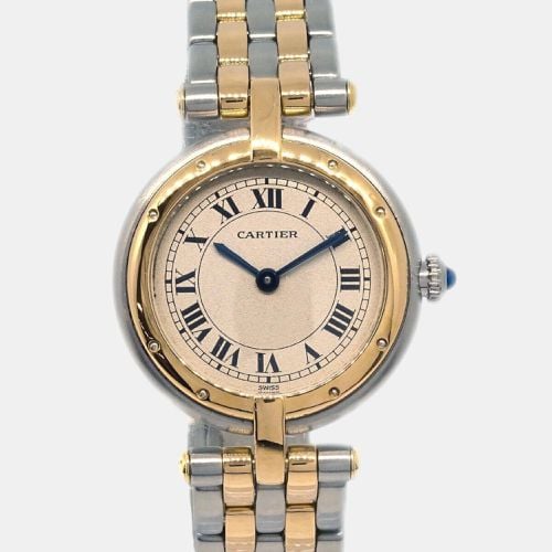 K Yellow Gold Stainless Steel Panthere Vendome SM Watch 24 mm - Cartier - Modalova